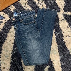 American Eagle Outfitters Women's Dark Blue Skinny Jeans